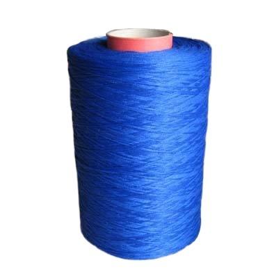 China Acid Resistant 900D PP Yarn For Knitting Black Used For Webbing Blended Yarn Dyed PP With UV for sale