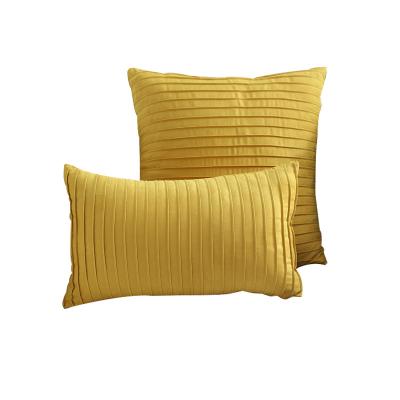 China Anti Static Manufactures Cushion Covers Corduroy Velvet Pillow Covers 24x24 Cushion Decorative Cover Gold Support Pillow For Office Chair for sale