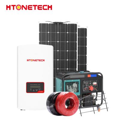 China 400W Solar Hybrid Power Systems 5Kw Hybrid Wind Solar Energy System for sale