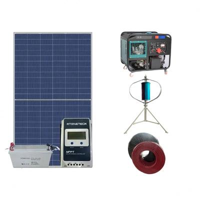 China Hybrid Solar System with PWM Controller and Custom Load Power for sale