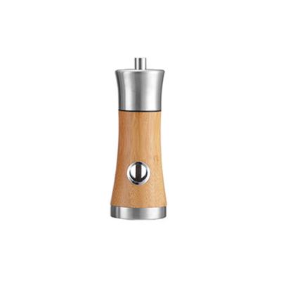 China Eco - Friendly Customizable Size Manual Bamboo Pepper Grinder for sale