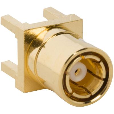 China SMB RF Coaxial Connector PCB Circuit Board Terminal SMB Copper Brass Connector for sale