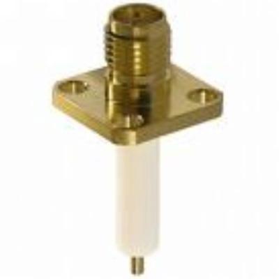 China CE ROHS KLS1-SMA022 female fiber optic rf panel mount SMA connector jack sma 905 50 ohm ohm connector for sale