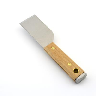 China Higher Function Multi Tool Cost Performance Beech Wood With Stainless Metal Hammer End Putty Knife Blade Scraper for sale