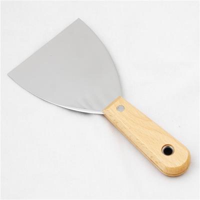 China Multi Function Tool Factory Price 1-10 Inch Paint Wall Stainless Steel Blade Scraper Putty Knife With Wood Handle for sale