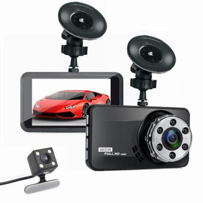 China Bus Car Truck Lorry Support reverse recording 3-inch IPS dual front rear cameras HD 1080P dashcam for sale