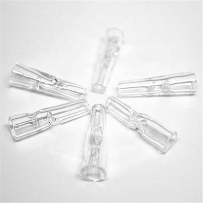 China Portable clear glass custom shape glass cone tip filter rolling tips/tubes for smoke shop for sale