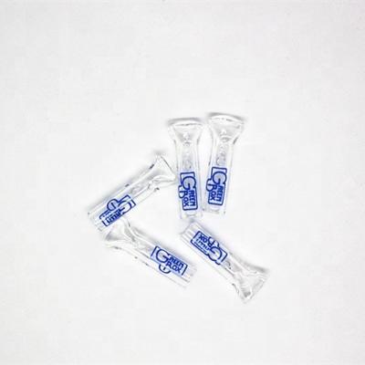 China Custom Logo Glass Tip Reusable 8mm Clear Filter Rolling Paper Heat Resistant Glass Tip for sale