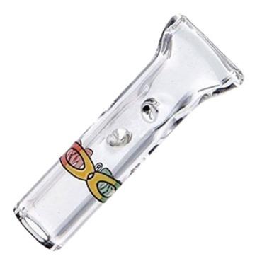 China Reusable Premium Glass Cigarette Filter Tubes Pre Roll Glass Tips With Custom Logo Smoke Accessories for sale