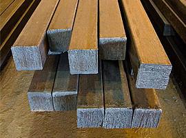 China Stainless Steel Square Billets , 3000mm - 12000mm Length Billet Steel Bars for sale