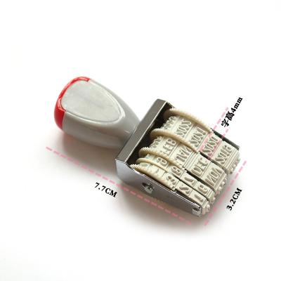 China Self Inking Office Text Stamp Office Number Custom Roll Rubber Stamp Automatic Self Inking Date Stamp for sale