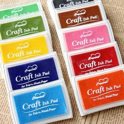 China DIY Mini Multicolor Plastic Ink Pad DIY Mini Multicolor Plastic Ink Pad for Stamp Decoration Photo Album Scrapbooking Ink Pads Use with Stamps for sale