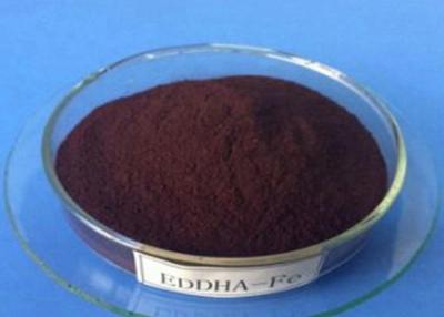 China CAS 16455-61-1 Ortho Iron Eddha Fertilizer , Dark Red Brown Iron Chelate 6 Eddha for sale