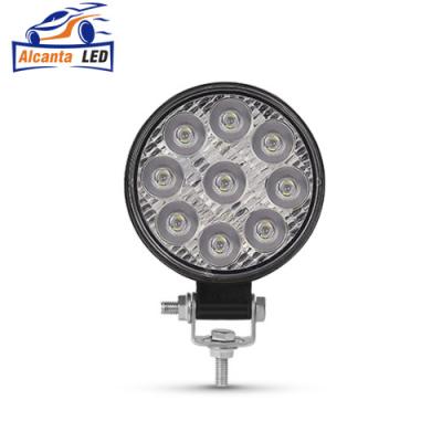 China 3 Inch 27W LED Aluminum Light Around Beam 12V 24V LED Work Light Waterproof Car Flood Light Flood Light For Truck Tractor ATV SUV 4x4 for sale