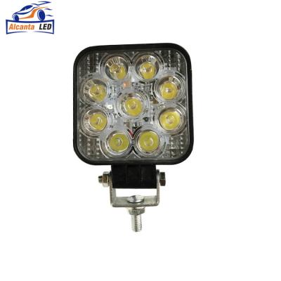 China 3 Inch High Power Engineering Car LED Work Light 12V 24V Aluminum Headlight 27W LED Front Spotlight Car LED for Truck ATV for sale