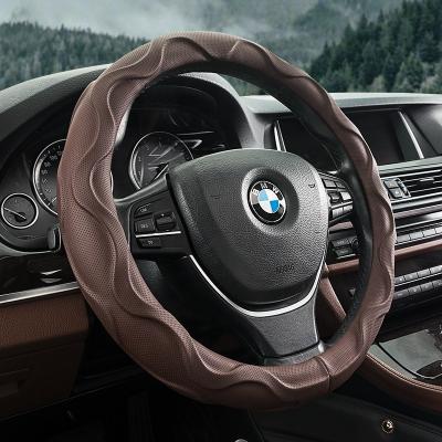 China Perfectly Fit Quees Car Wheel Cover Auto Steering Wheel Cover Universal Luxury Leather Steering Wheel Cover for sale