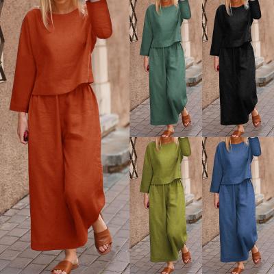 China Viable XS to 5XL women plus size casual blouse and pant suits for sale