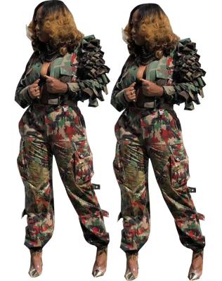 China Anti-wrinkle women sheds coat camouflage jacket for sale