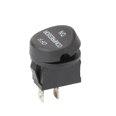 China Spst CE Boat Switch 2 Pin Miniature 2a 250vac Round Rocker Switch With English Signs Rocker Switch for sale