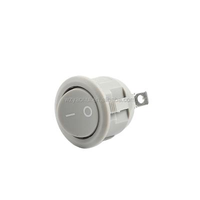 China Kcd1 On Off 2 Position 2 Pin Waterproof Round Rocker Switch T85 KCD1 for sale