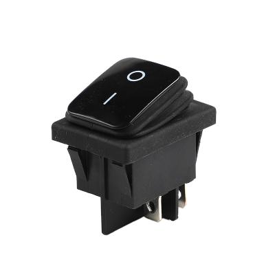 China YAOHUI kcd4 kdc4 20a 250v 12 volt t120/55 waterproof rocker switch rocker switch for sale