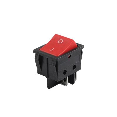 China Electrical Equipment KCD4 ON OFF 4 Pin 2 Pole Rocker Switch KCD4 Heavy Duty Switch for sale