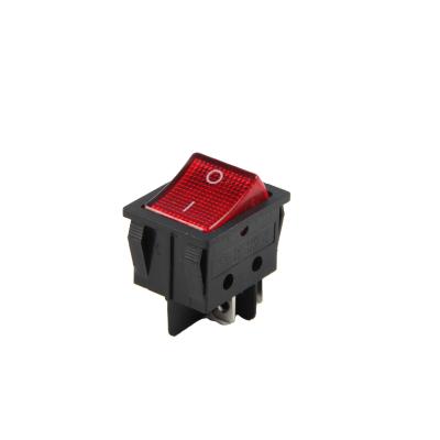 China KCD4 Electrical Equipment Rocker Switch Button ON ON 20A 125VAC 3 16A 250VAC 1 Position 6 Pins Electrical Equipment Switch Buyer for sale