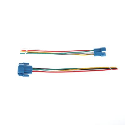 China Yaohui 19F Electronic Adapter Metal Push Button Switch Wire Harness Connector for sale