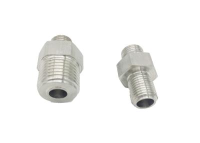 China Brass compression tube fittings for thermocouple and tubular heater for sale