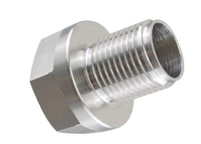 China CNC fittings carbon steel threaded fittings for thermocouple connector sensor for sale