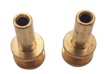 China Brass Machined Parts Small Copper CNC Machining Turning Components for sale