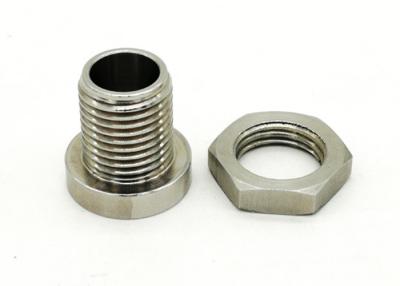 China Stainless steel Nut and Bolts CNC Fittings / Pipe Fittings for Tubular Heater for sale