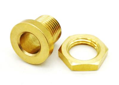 China Precision CNC Fittings M16 Brass Nut and Bolts Pipe Fittings for Tubular Heater for sale