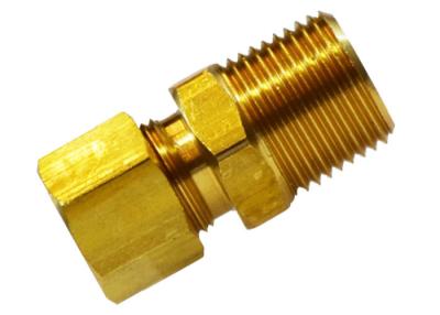 China ISO9001 Metal Compression Fittings / Brass Male Adapters Compression for sale