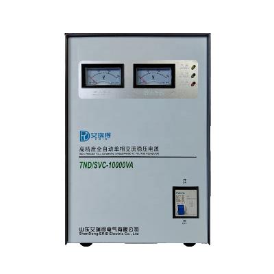 China Stablizing the voltage 15kva Stabilizer 1 Phase Output Voltage Automatic Intelligent Digital Tube Regulator for sale