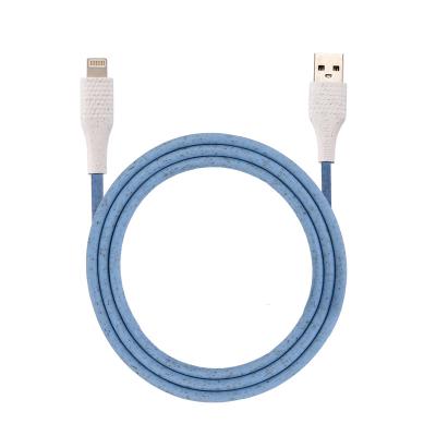 China Environmental Protection Degradable Wheat Straw Quick Charging Rubber Material Charging Cable for sale