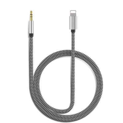 China aux audio cable Hot Selling 3.5mm Car DVD Player For Aux Cable. support IOS 12 adapter cable for iphone to aux cable. 3.5mm male for sale