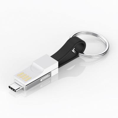 China Trustworthy and Cheap MP3/MP4 Player All in One Key Chain USB Charger Cable 3 IN 1 Fast Charging Data Cable for Mobile Phone for sale