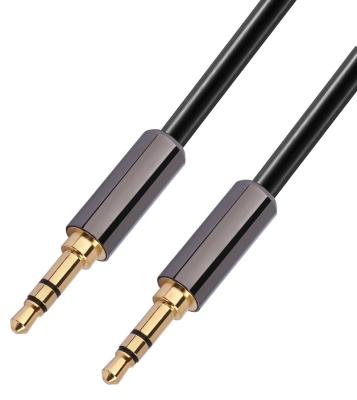 China DVD Player 3.5MM Male to Male Gold Plated AUX Cable. cord cable stereo cable aux. gold plated audio aux. wire for phone car MP4 speaker for sale