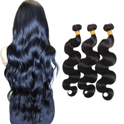 China Cheap Body Wave Hair Long Bundles 32 Inch Body Wave Virgin Remy Brazilian Hair Bundles For Women Good Quality Hair Extension for sale