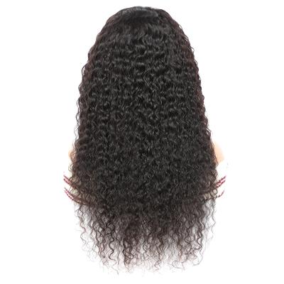 China Good Texture Can Keep Long Time Water Wave Wig Cuticle Aligned Vigin Hair, Lace Front Wig, Brazilian Curly Human Hair Wigs For Black Women Wholesale for sale