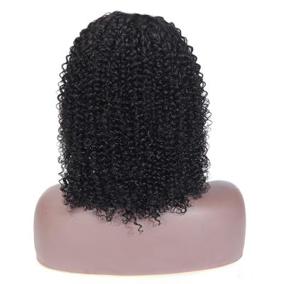 China Curly Indian Remy Lace Frontal Wigs For Women Raw Virgin Hair Curly Hair Short Bob Wigs Curly Curly Hair Indian Color Wholesale Apple Girl for sale