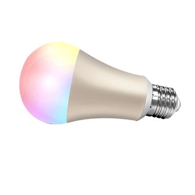 China Amazon Alexa Google Home IFTTT 2020 Hot Selling 9W Tuya Wifi LED RGB Colorful Smart Bulb for sale