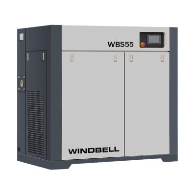 China 75Kw 20Hp lubricated electric variable frequency oil injection screw drive air compressor with dryer and tank for sale