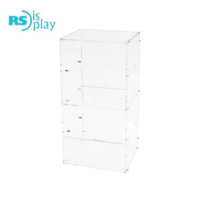 China Modern Clear Acrylic Display Plex-Glass Showcase for sale