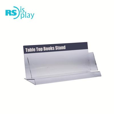 China Display Stand Luxury Counter Acrylic Book Display For Retail Store for sale