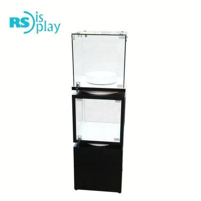 China Sturdy Bespoke Glass Floor Display Showcase For Mobile Phone for sale