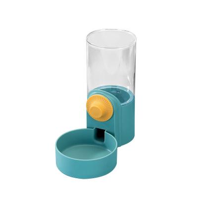 China Pet Supplies Automatic Suspended Cats Cage Drinking Station Feeder Multicolor Selection for sale