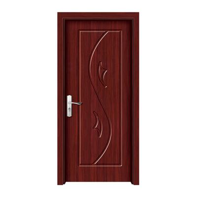 China 2020 Latest Design Modern Plywood Door Panel Wood Pvc Door for sale