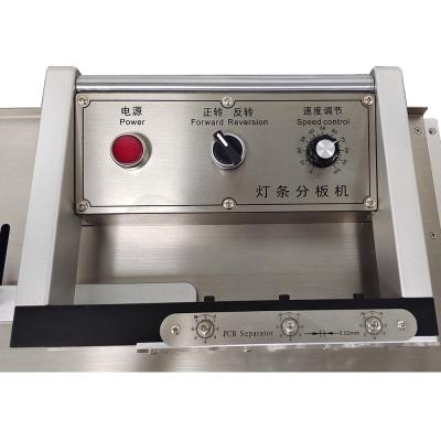 China Aluminum PCB FR4 and LED Light Strip Substrate Multi-Knife Cutting Machine for sale